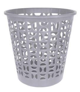 Корзина для бумаг Spin&Clean Disco, серебряный                          